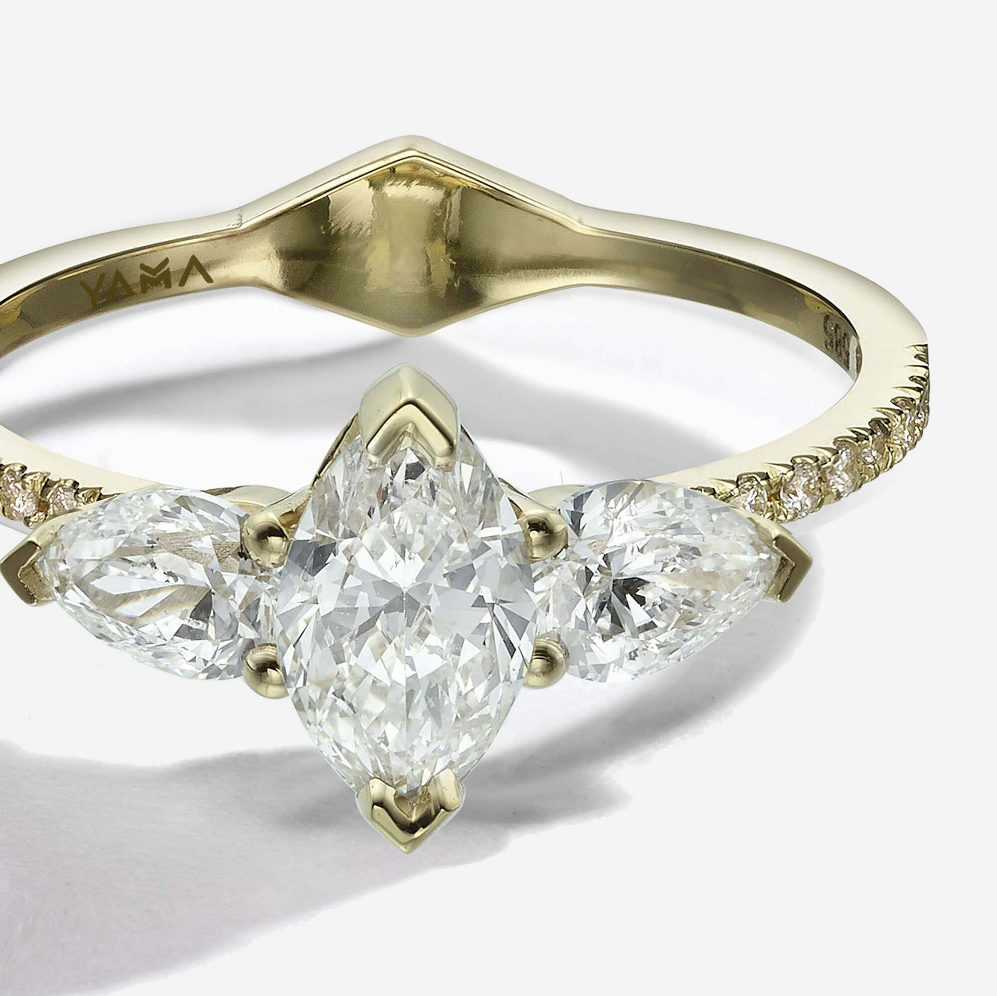 The Marquise & Pears | Pavé