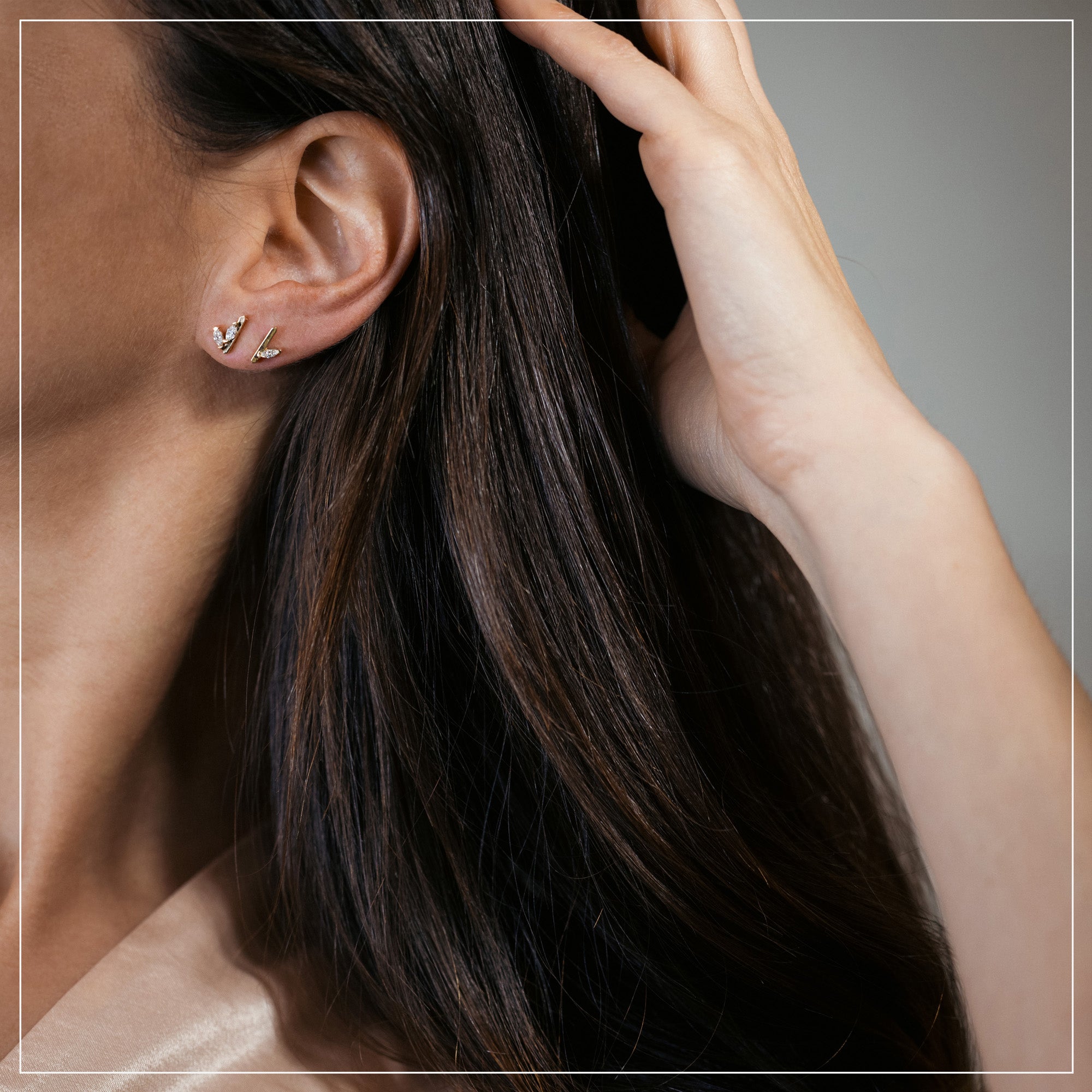 Marquise & Lines | Studs