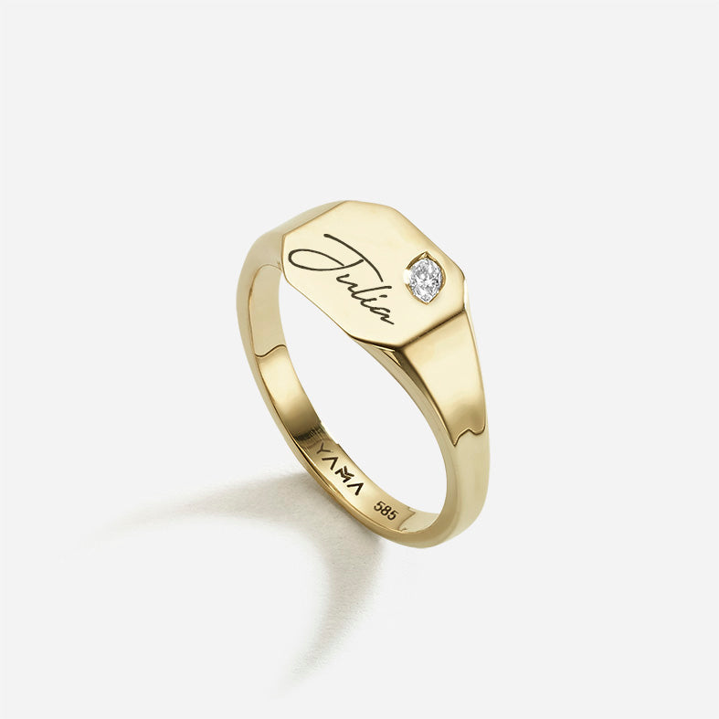 Octagon | Signet Ring