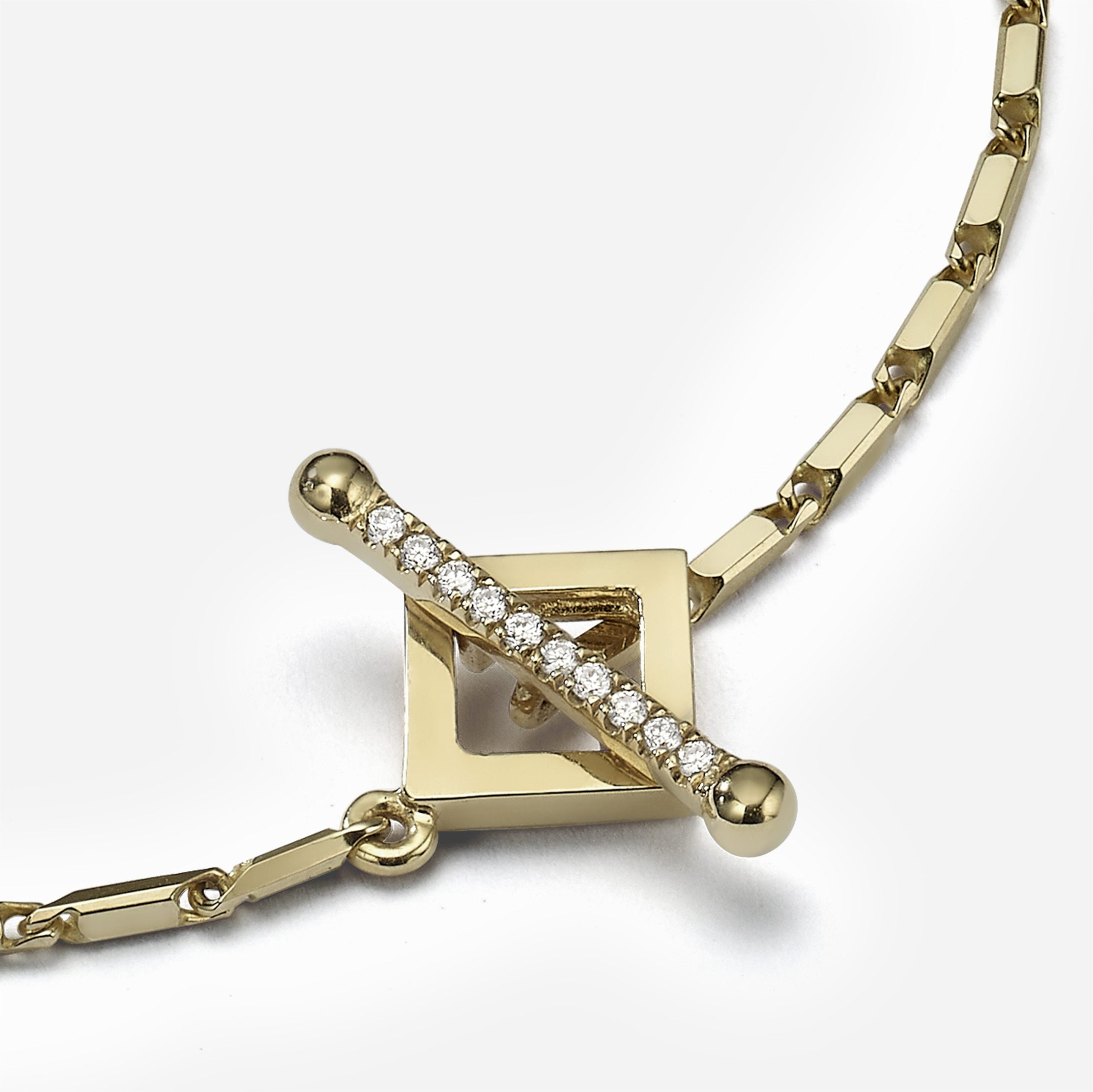 Square Lock Bracelet