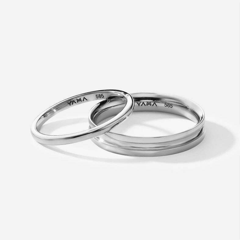 Lines | His & Hers Wedding bands