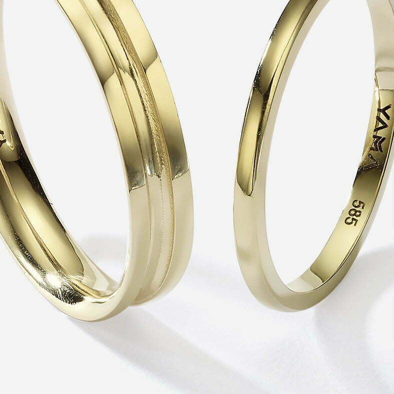 Lines | His & Hers Wedding bands