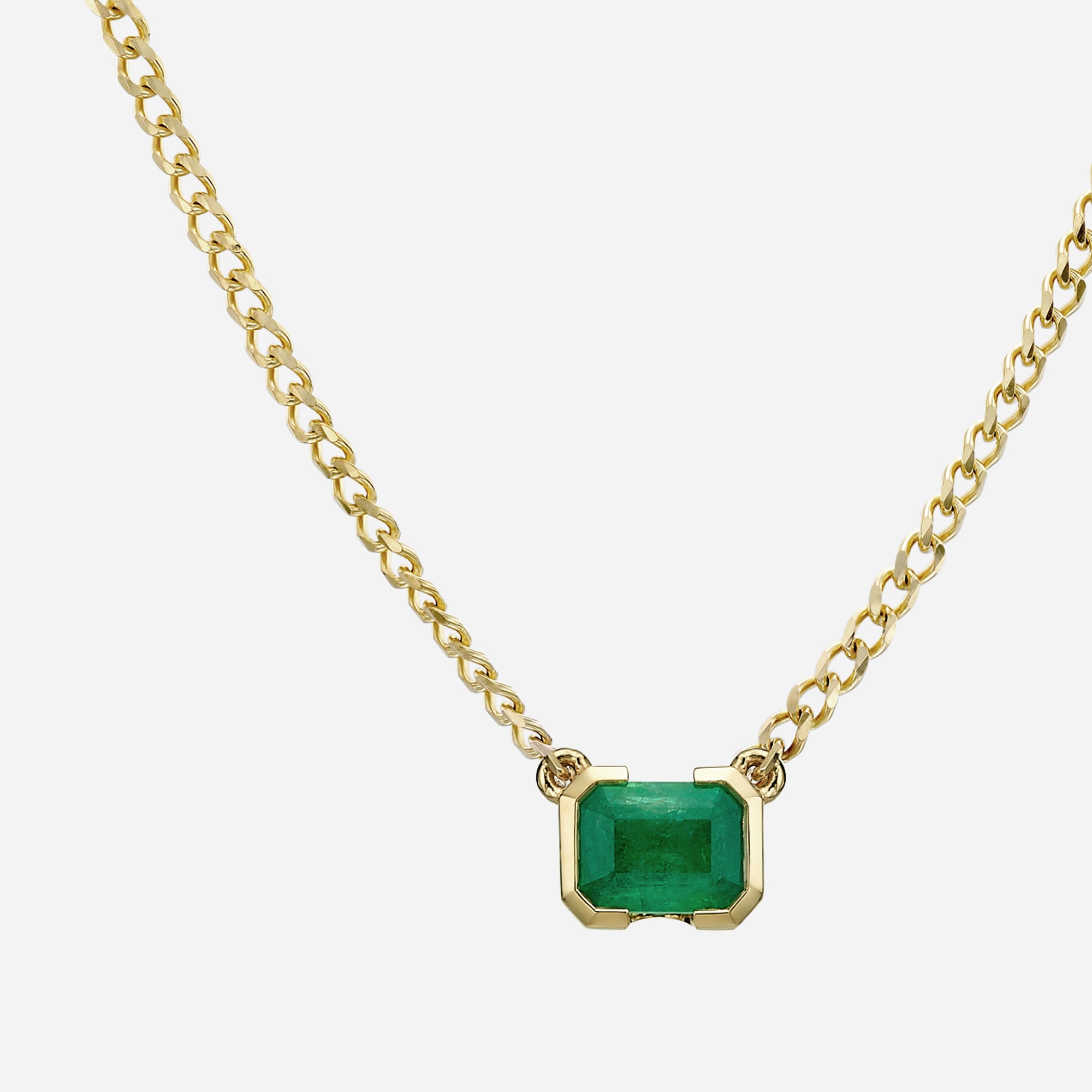 The Kiss Necklace | Emerald