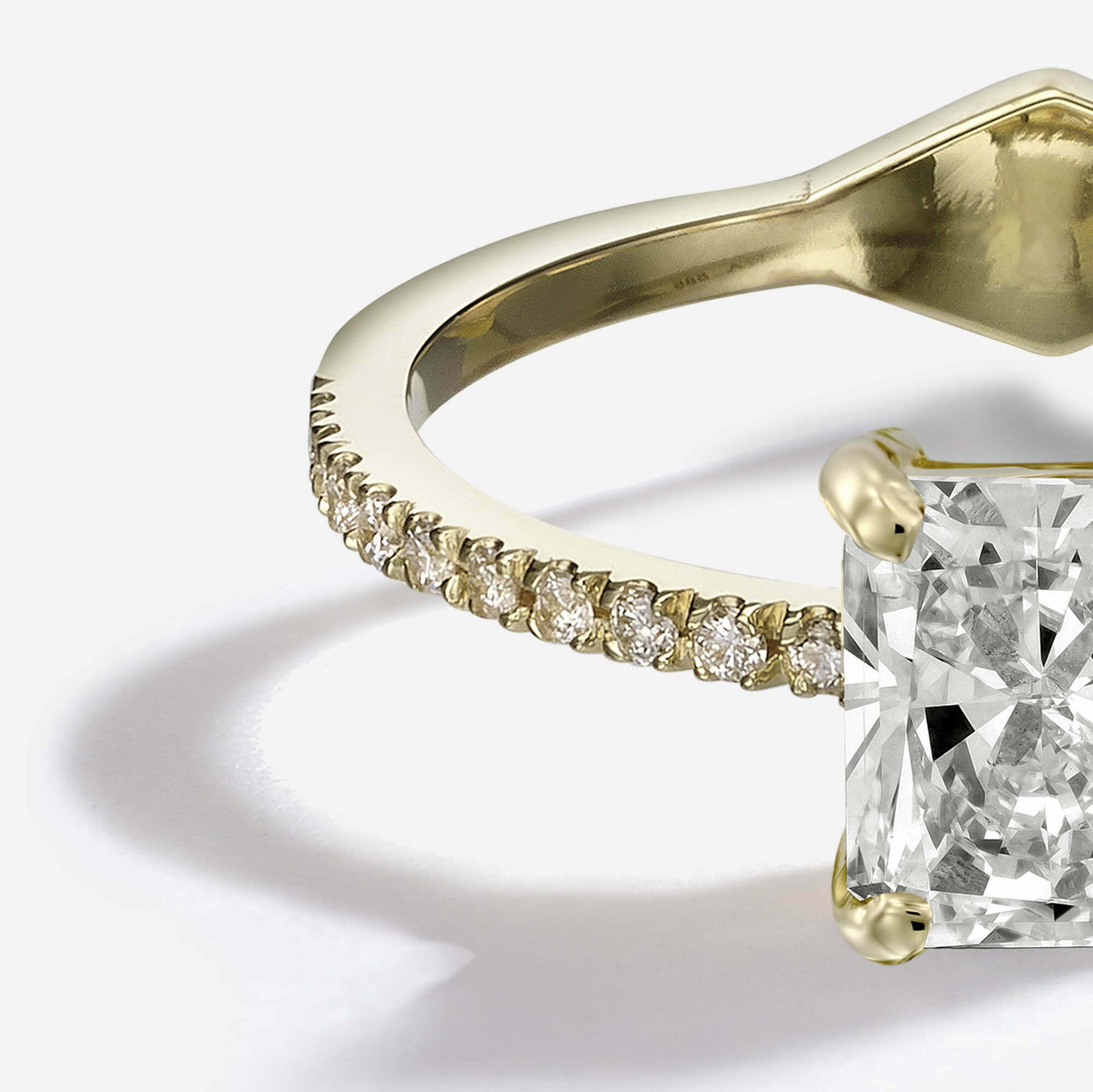 The Solitaire | Radiant Pavé