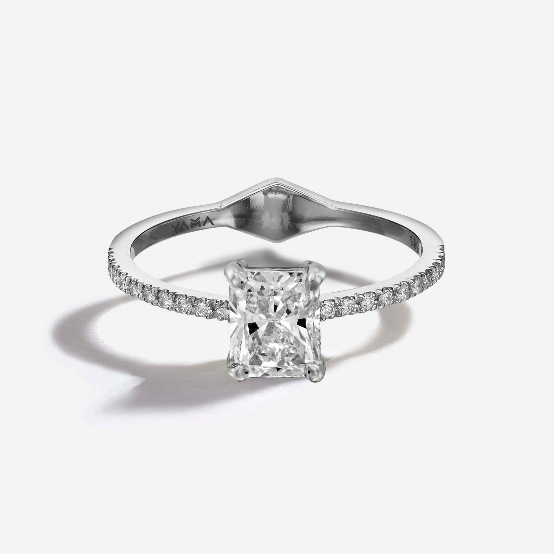 The Solitaire | Radiant Pavé