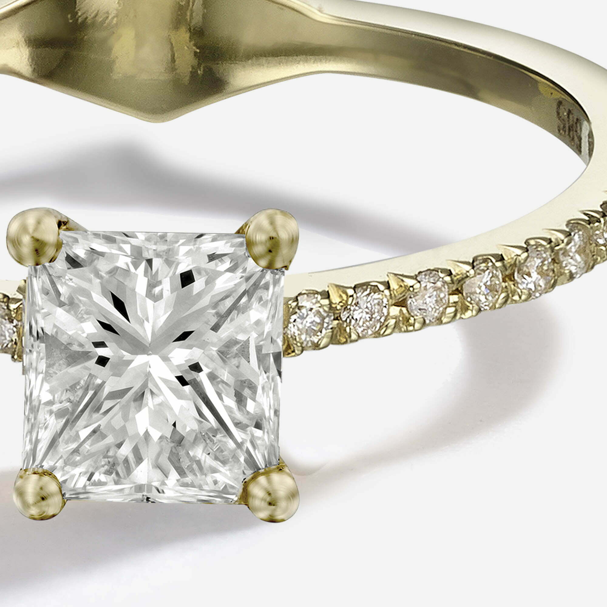 The Solitaire | Princess Pavé